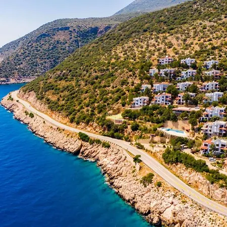 Lovely Flat 300 M To With Shared Pool In Kas Gokceoren (Antalya)